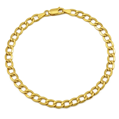Bransoletka żółte złoto 585 splot: Pancerka dł.21,5 cm