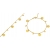 złota bransoletka z przywieszkami / modna kolekcja / pr.585