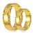 złote obrączki ślubne diamentowane 6mm komplet  pr.585