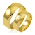 Złote Obrączki Ślubne 6,5mm Ozdobione Brylantami Komplet  pr.585