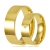 złote obrączki ślubne 6mm ozdobione brylantem komplet  pr.585
