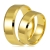 złote obrączki ślubne płaskie diamentowane 6mm komplet  pr.333