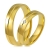 złote obrączki ślubne ozdobione brylantami komplet  pr.585