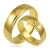 złote obrączki ślubne 5mm ozdobione brylantami komplet  pr.585