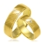 złote obrączki ślubne 6mm ozdobione brylantem komplet  pr.585