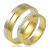 Złote Obrączki Ślubne Dwukolorowe 5mm Ozdobione Brylantami Komplet  pr.585
