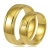 złote obrączki ślubne ozdobione brylantem komplet  pr.585
