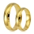 złote obrączki ślubne diamentowane 4,5mm komplet  pr.585
