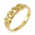 Złoty pierścionek "Pancerka" z cyrkoniami / pr.585