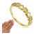 złoty pierścionek obrączka serduszka z cyrkoniami/ 585
