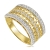 Złoty pierścionek serduszka z cyrkoniami  / pr.585