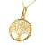 złota zawieszka drzewko szczęścia 1,65 cm / pr.585